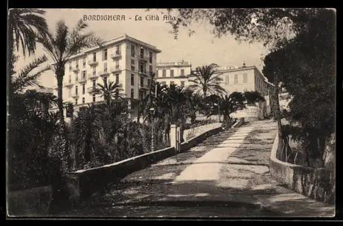 AK Bordighera, La Città Alta