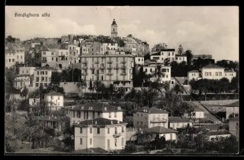 AK Bordighera, Bordighera alta, Panorama