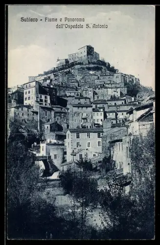 AK Subiaco, Fiume e Panorama dall`Ospedale S. Antonio