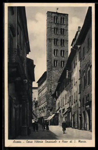 AK Arezzo, Corso Vittorio Emanuele e Pieve di S. Maria