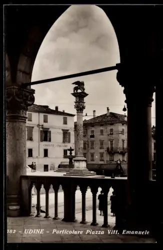 AK Udine, Particolare Piazza Vitt. Emanuele