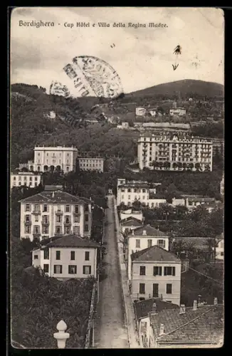 AK Bordighera, Cap Hôtel e Villa della Regina Madre