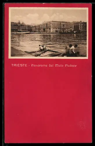 AK Trieste, Panorama dal Molo Audace