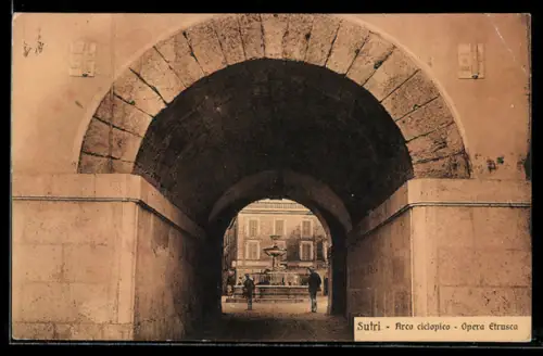 AK Sutri, Arco ciclopico, Opera Etrusca