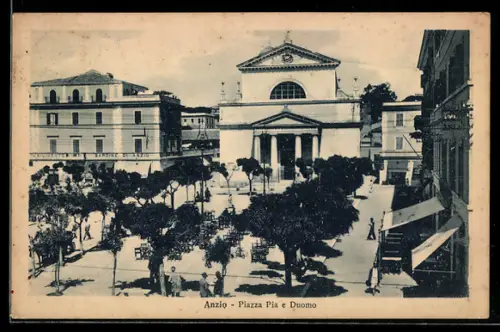 AK Anzio, Piazza Pia e Duomo