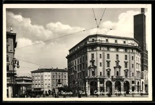 AK Trieste, Via G. Carducci, Piazza Dalmazia