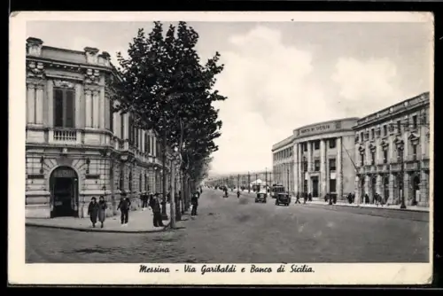 AK Messina, Via Garibaldi e Banco di Sicilia