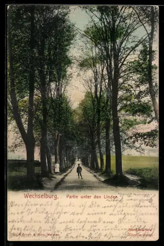 AK Wechselburg, Partie unter den Linden