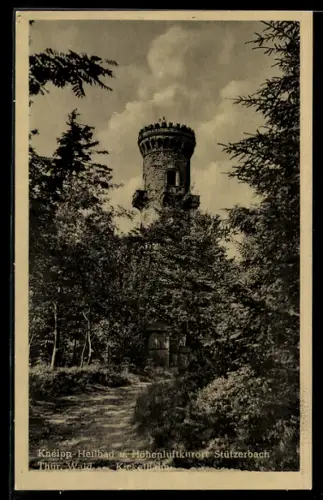 AK Stützerbach /Thür. Wald, Kickelhahn, Turm