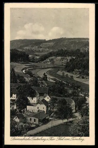 AK Tautenburg i. Thür., Teilansicht vom Turmberg