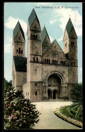 AK Bad Homburg v. d. H., Die Erlöserkirche
