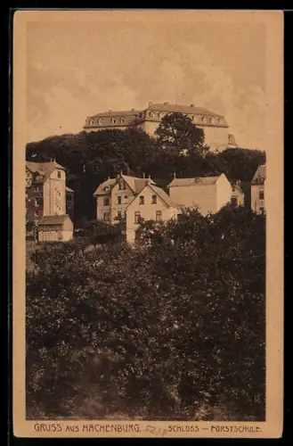 AK Hachenburg, Schloss, Forstschule