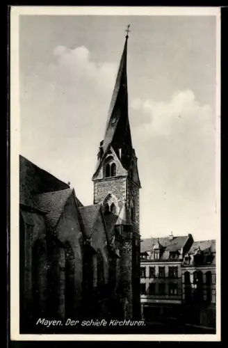AK Mayen, Der schiefe Kirchturm