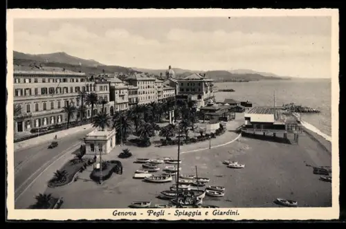 AK Pegli /Genova, Spiaggia e Giardini