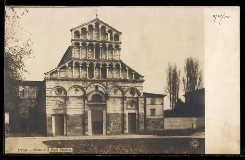 AK Pisa, Chiesa di S. Paolo Facciata