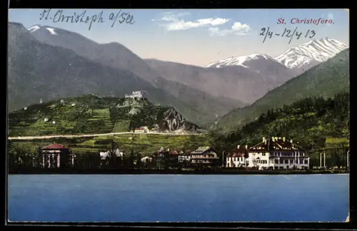 AK San Cristoforo al Lago, Vista panoramica con montagne e lago