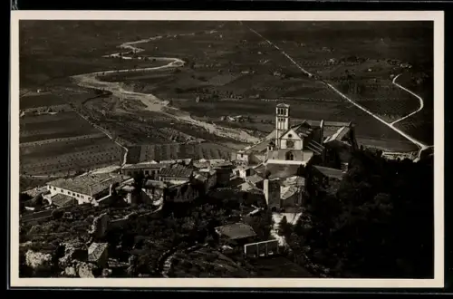 AK Assisi, Basilica di S. Francesco, Veduta dalla Rocca