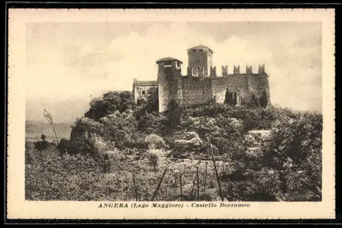 AK Angera /Lago Maggiore, Castello Borromeo