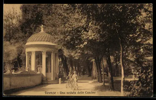 AK Firenze, Una veduta delle Cascine