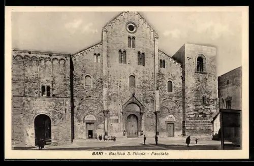 AK Bari, Basilica S. Nicola, Facciata