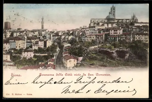 AK Siena, Panorama della Città visto da San Domenico