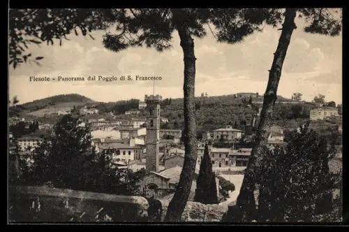 AK Fiesole, Panorama dal Poggio di S. Francesco