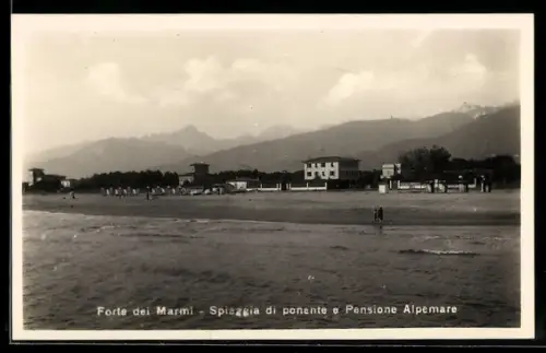 AK Forte dei Marmi, Spiaggia di ponente e Pensione Alpemare