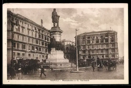 AK Napoli, Monumento a G. Garibaldi