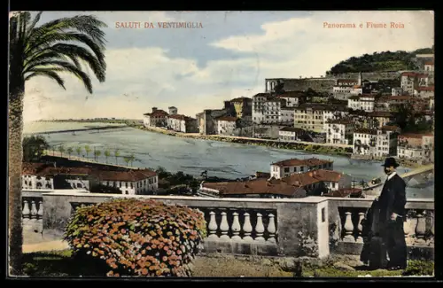AK Ventimiglia, Panorama e Fiume Roia