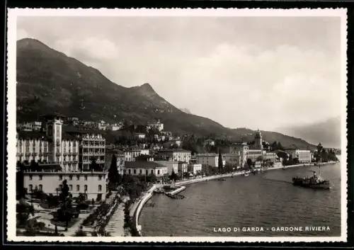 AK Gardone Riviera /Lago di Garda, Panorama