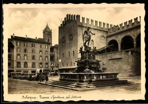 AK Bologna, Piazza e Fontana del Nettuno