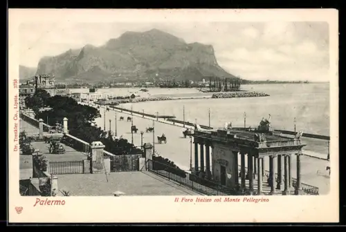 AK Palermo, Il Foro Italico col Monte Pellegrino