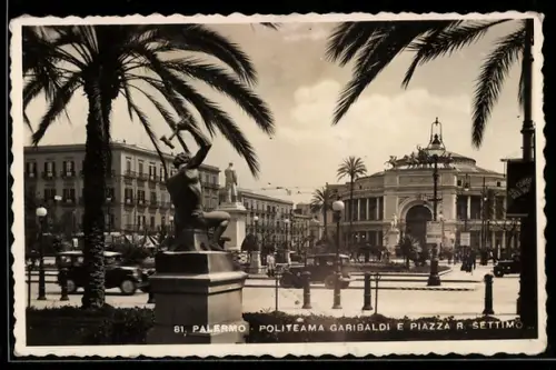 AK Palermo, Politeama Garibaldi e Piazza R. Settimo