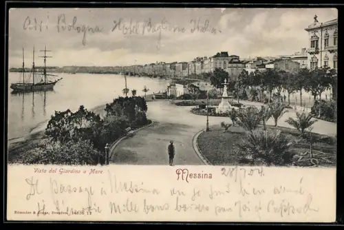 AK Messina, Vista dal Giardino a Mare