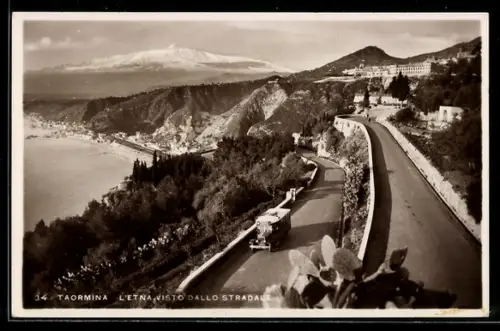 AK Taormina, L`Etna visto dallo Stradale
