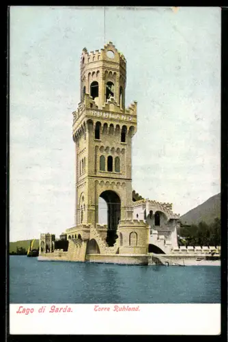 AK Gardone Riviera /Lago di Garda, Torre Ruhland