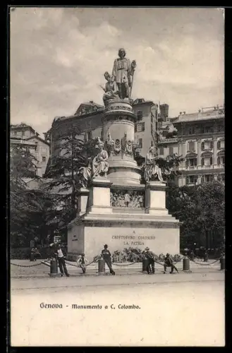 AK Genova, Monumento a C. Colombo