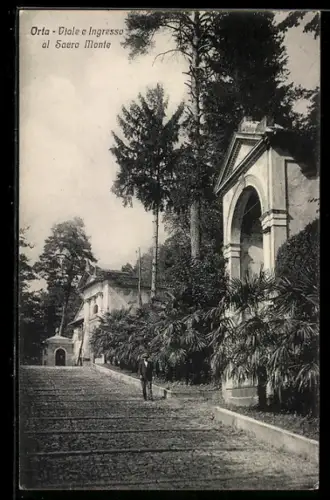 AK Orta, Viale e Ingresso al Sacro Monte