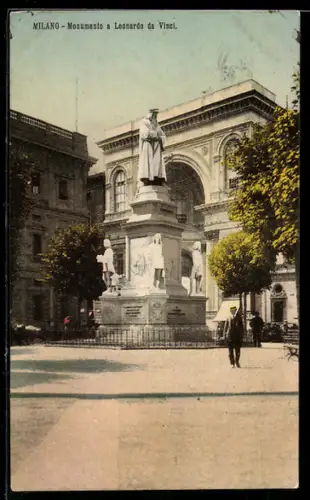 AK Milano, Monumento a Leonardo da Vinci