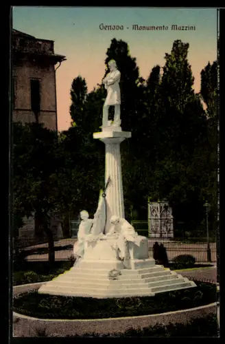 AK Genova, Monumento Mazzini