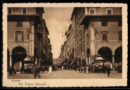 AK Livorno, Via Vittorio Emanuele