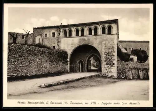 AK Veroli, Loggetta della Casa Abaziale dell`Abbazia Monumentale di Casamari