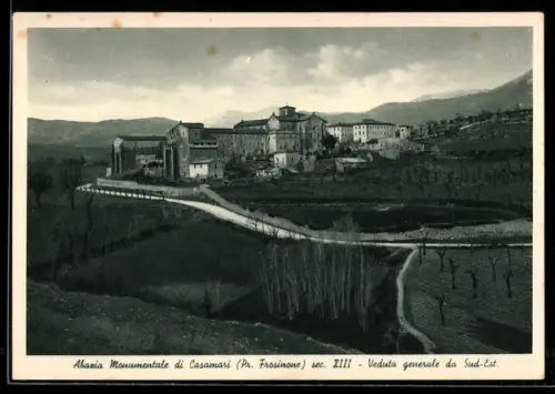 AK Veroli, Abbazia Monumentale di Casamari sec. XIII, Veduta generale da Sud-Est