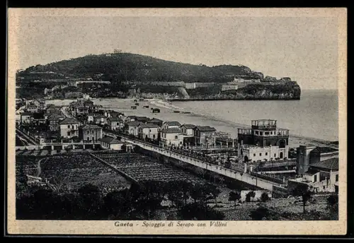 AK Gaeta, Spiaggia di Serapo con Villini