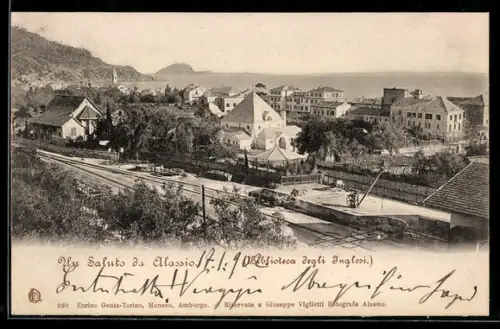 AK Alassio, Biblioteca degli Inglesi e vista panoramica