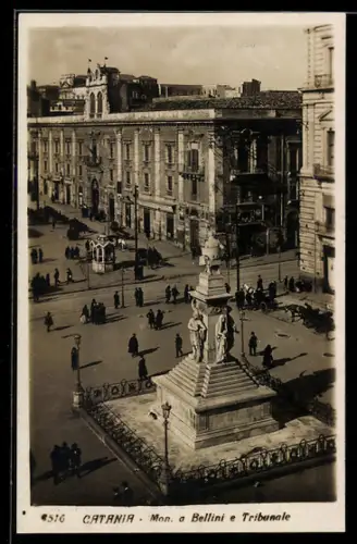AK Catania, Mon. a Bellini e Tribunale