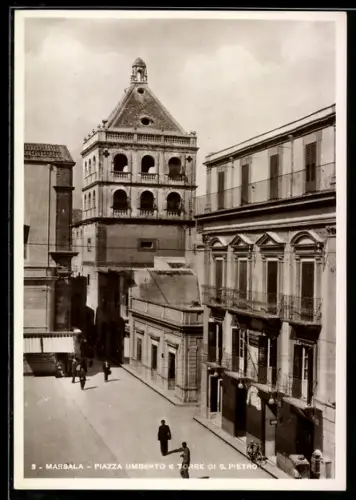 AK Marsala, Piazza Umberto e Torre di S. Pietro