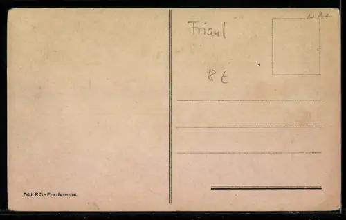 AK Udine, Via Giosuè Carducci con edifici storici