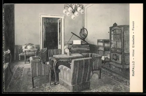 AK Rapallo, Hôtel Elisabetta, Fumoir