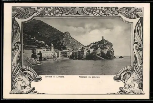 AK Vernazza, Riviera di Levante da ponente